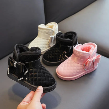 Mini Snow Boots for Girls | Warm, Stylish & Anti-Slip Design