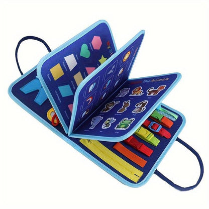 Montessori Busy Book for Toddlers | Fine Motor Skills & Interactive Learning Activities