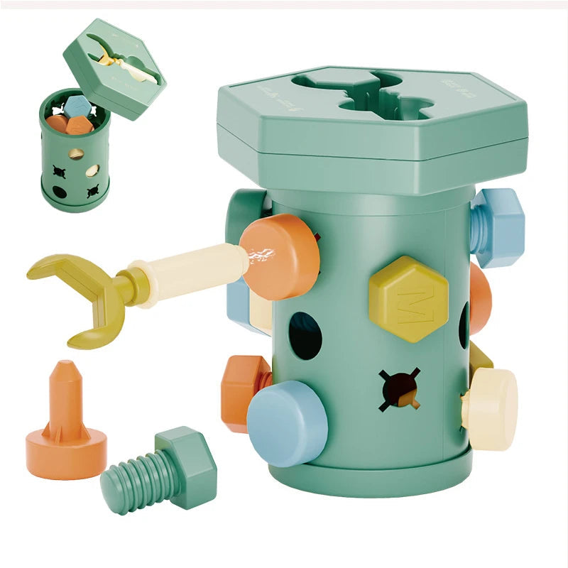 Montessori Fine Motor Skills Toy | Creative Slide and Screw Game