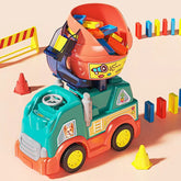 Montessori Domino Truck Toy | Automatic Setup for Creative Play