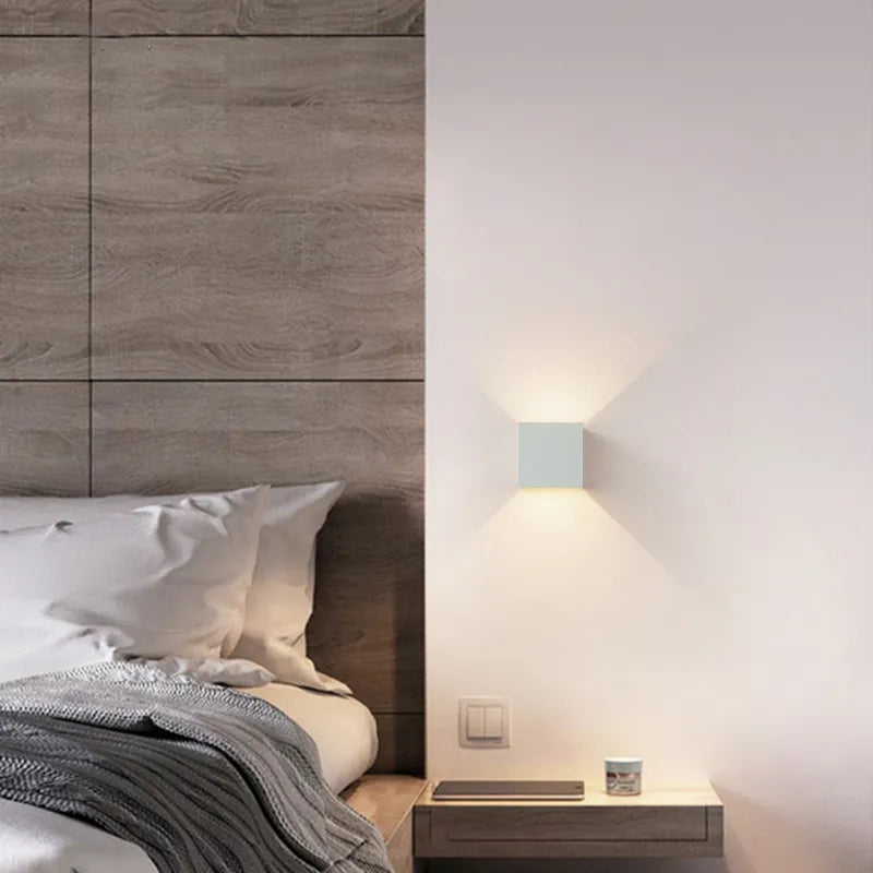 Motion Sensor Wall Light | Modern Cube Design for Hands-Free Illumination