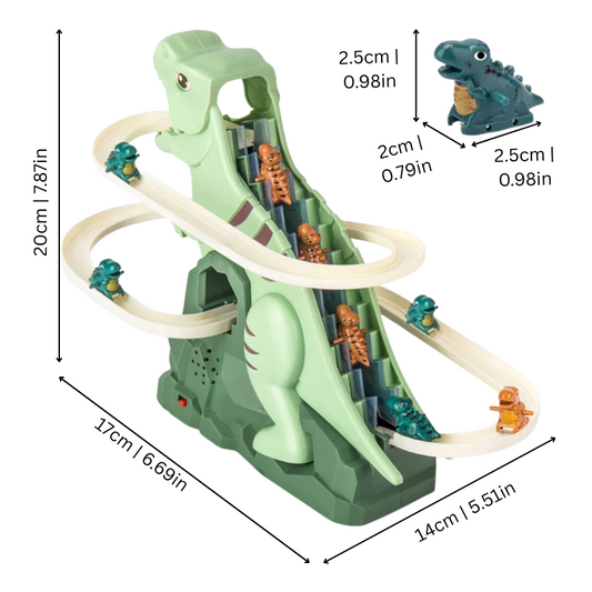 Dinosaur Racing Track Set | Engaging Lights and Music Fun