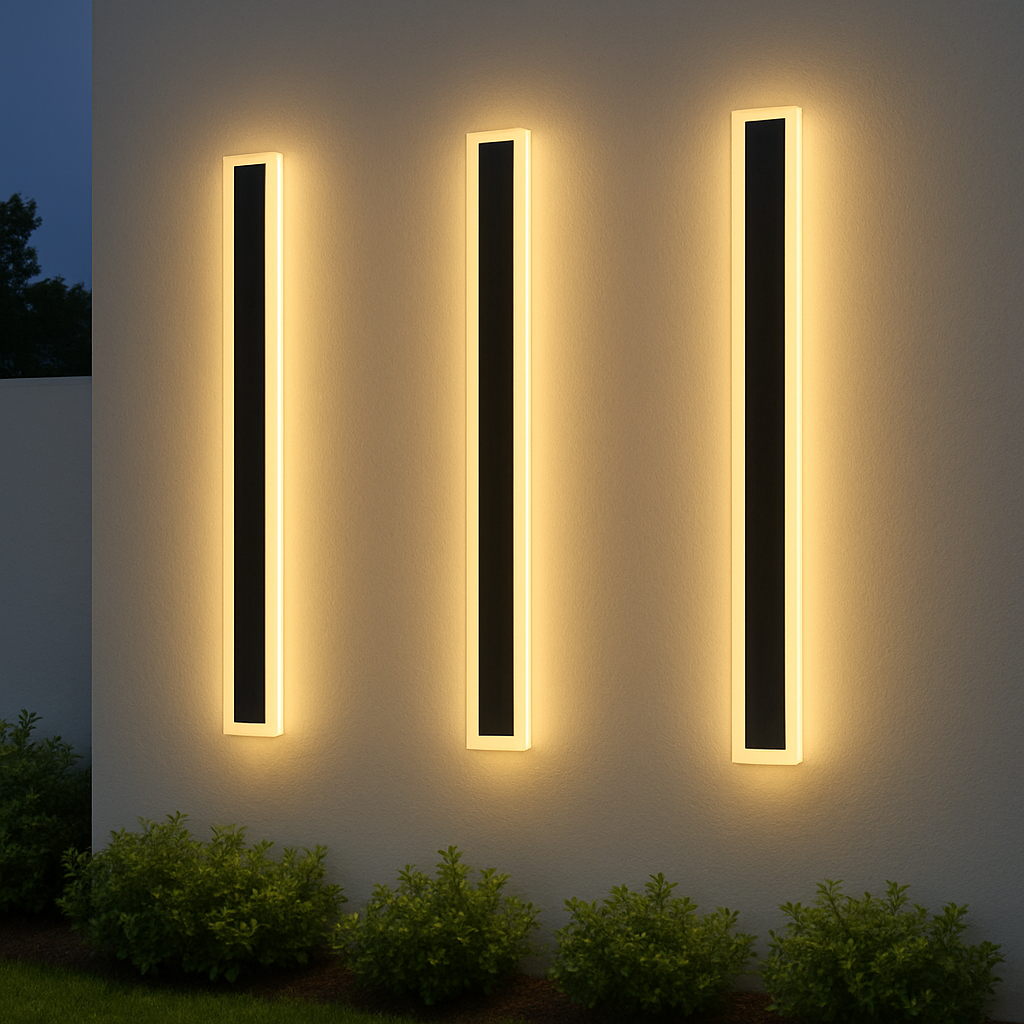 LED Outdoor Wall Light | Modern Design with Warm Glow