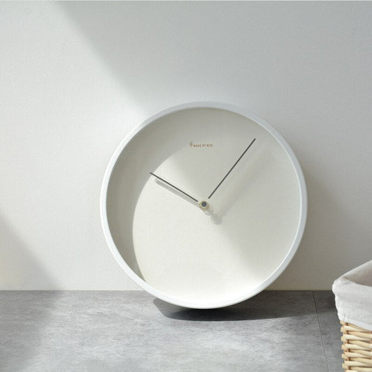 Silent Minimalist Wall Clock | Scandinavian Design with No Ticking Sound