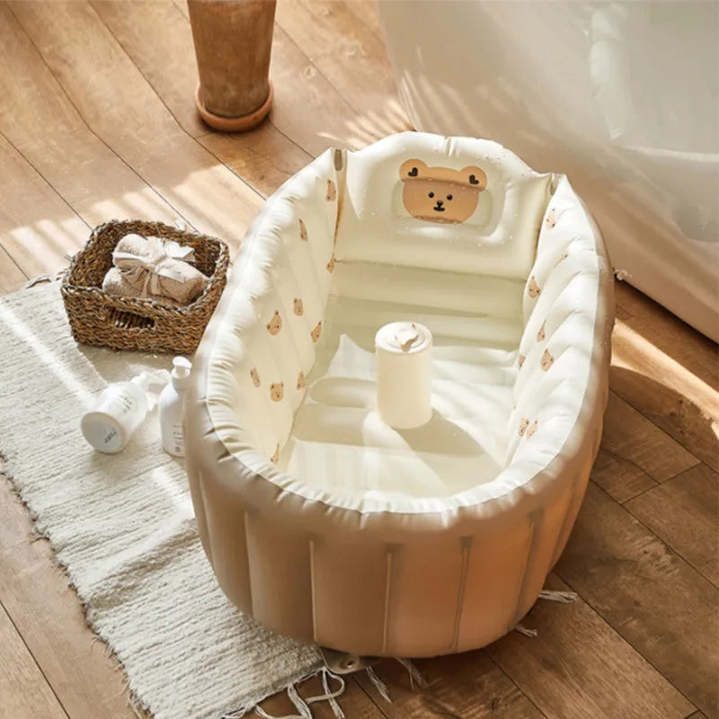 Inflatable Baby Bathtub | Safe, Portable, Non-Slip Design