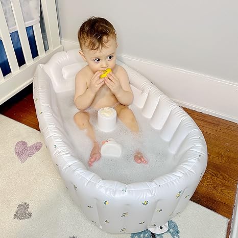 Inflatable Baby Bathtub | Safe, Portable, Non-Slip Design