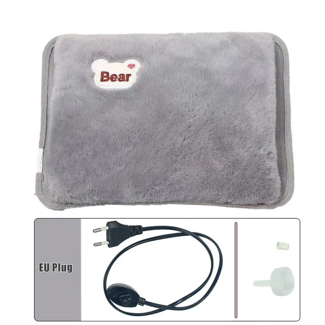 Rechargeable Hot Water Bottle | Soft Plush for Cozy Warmth