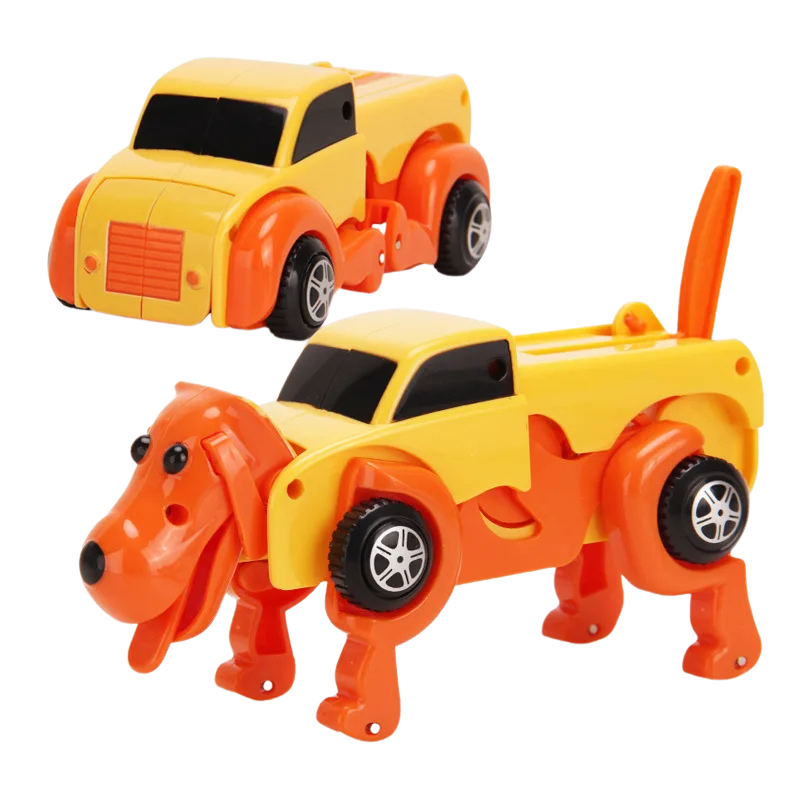 Wind-Up Animal Car Toy | Stimulates Creativity and Imagination