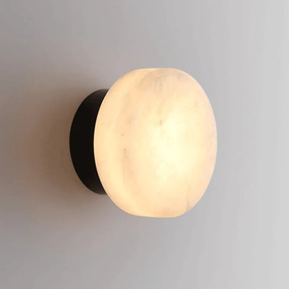Marble Wall Sconce | Modern Minimalist Design Accent