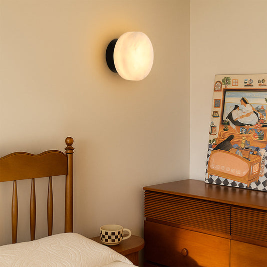 Marble Wall Sconce | Modern Minimalist Design Accent
