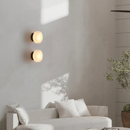 Marble Wall Sconce | Modern Minimalist Design Accent