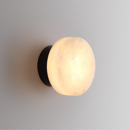Marble Wall Sconce | Modern Minimalist Design Accent