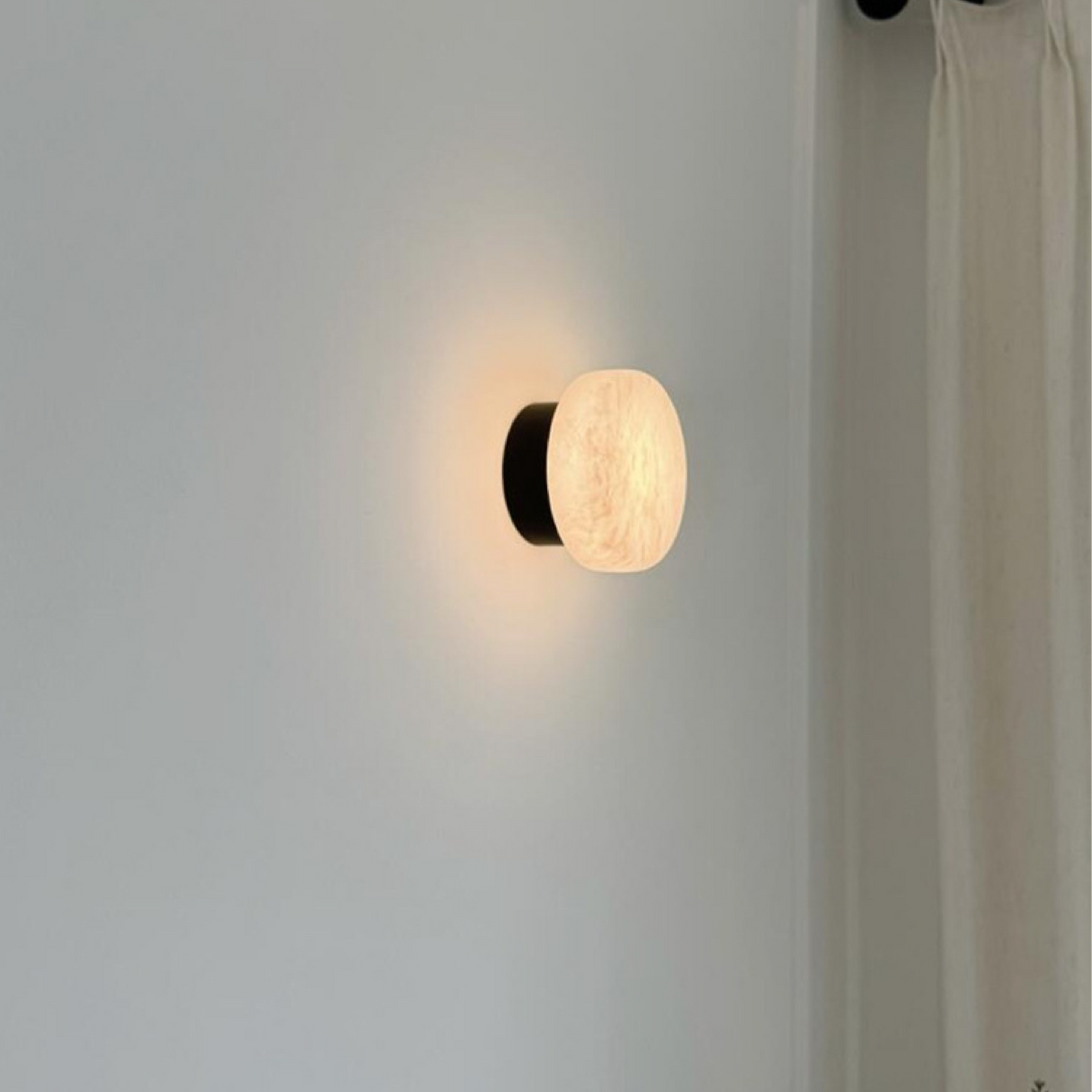 Marble Wall Sconce | Modern Minimalist Design Accent