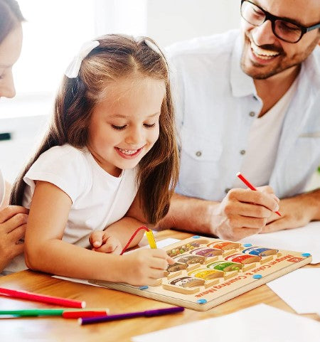 Magnetic Sorting Board Playset | Develops Fine Motor Skills