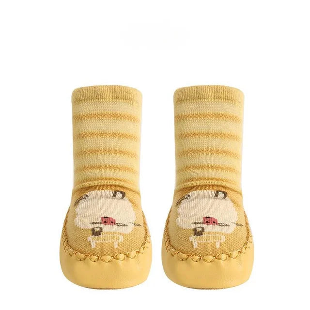 Non-Slip Toddler Socks | Comfy Cotton for Safe Walking