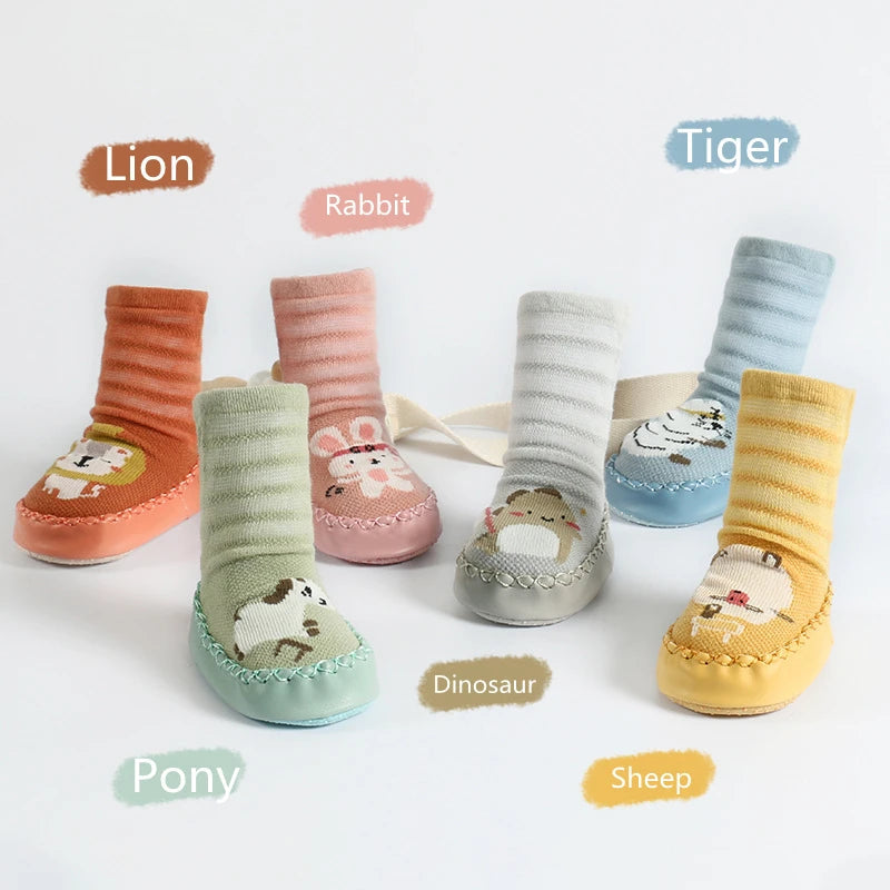 Non-Slip Toddler Socks | Comfy Cotton for Safe Walking