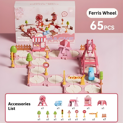 Creative Puzzle Track Set | Montessori-Inspired Learning Toy