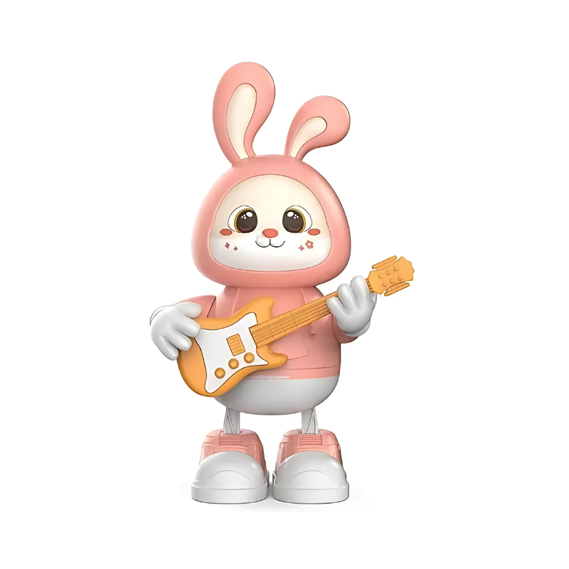 Guitar-Playing Bunny Toy | Engaging Music and Light Experience