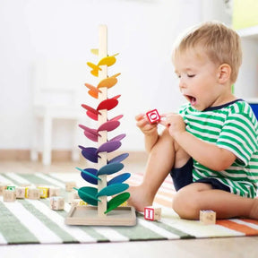 Rainbow Marble Drop Tree | Musical Interactive Sensory Play