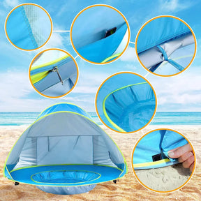 Portable Beach Tent for Baby | UV Protection with Integrated Bath