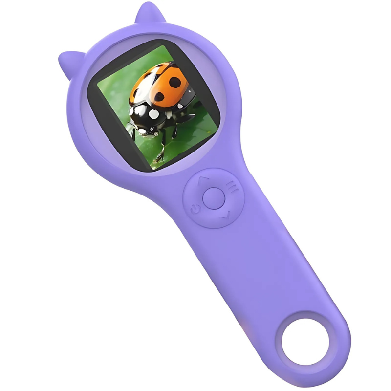 Digital Microscope for Kids | Bright Screen and LED Lights