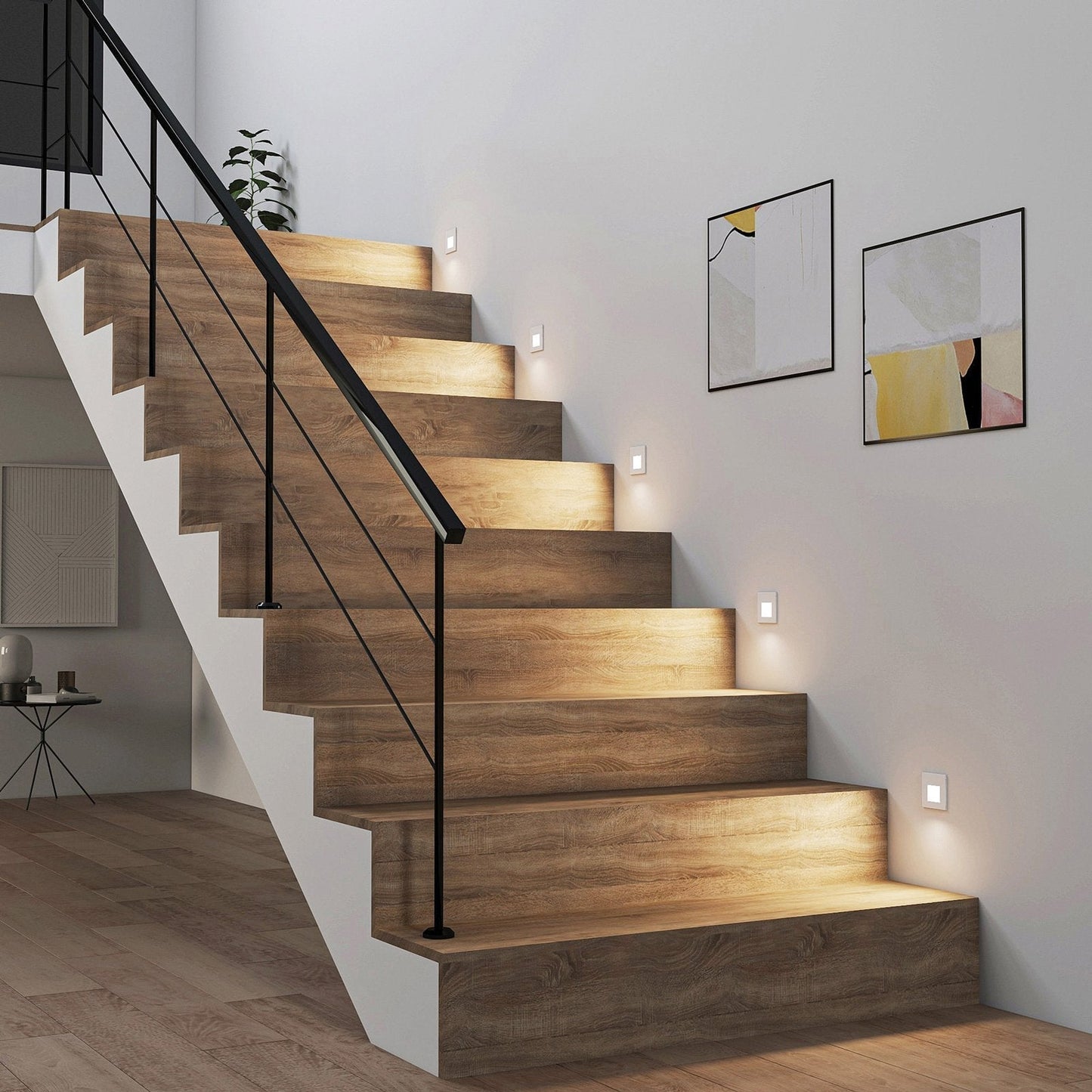 Recessed LED Wall Lamp | Sleek Design with Glare-Reduced Lighting