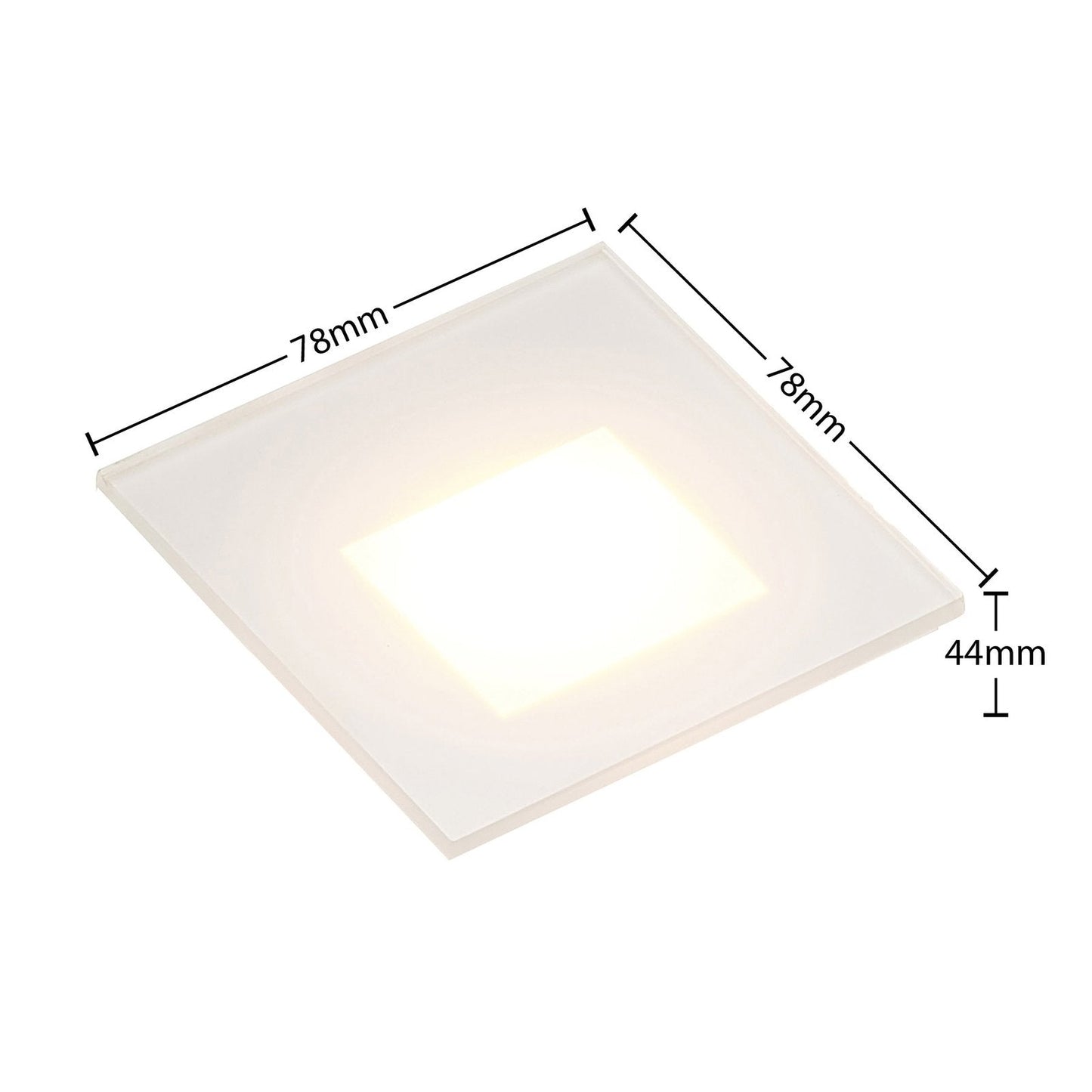 Recessed LED Wall Lamp | Sleek Design with Glare-Reduced Lighting