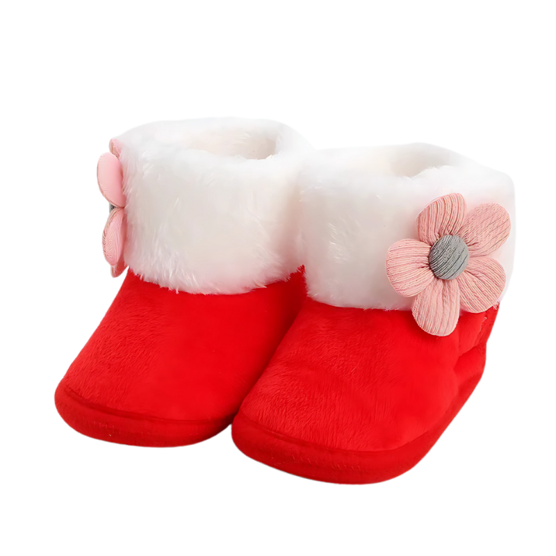 Warm Baby Shoes | Soft, Fluffy, Non-Slip Comfort