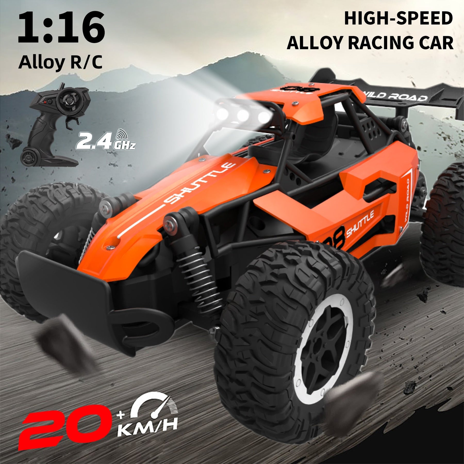 Off-Road Remote Control Car | Durable Alloy Body and High-Speed Fun