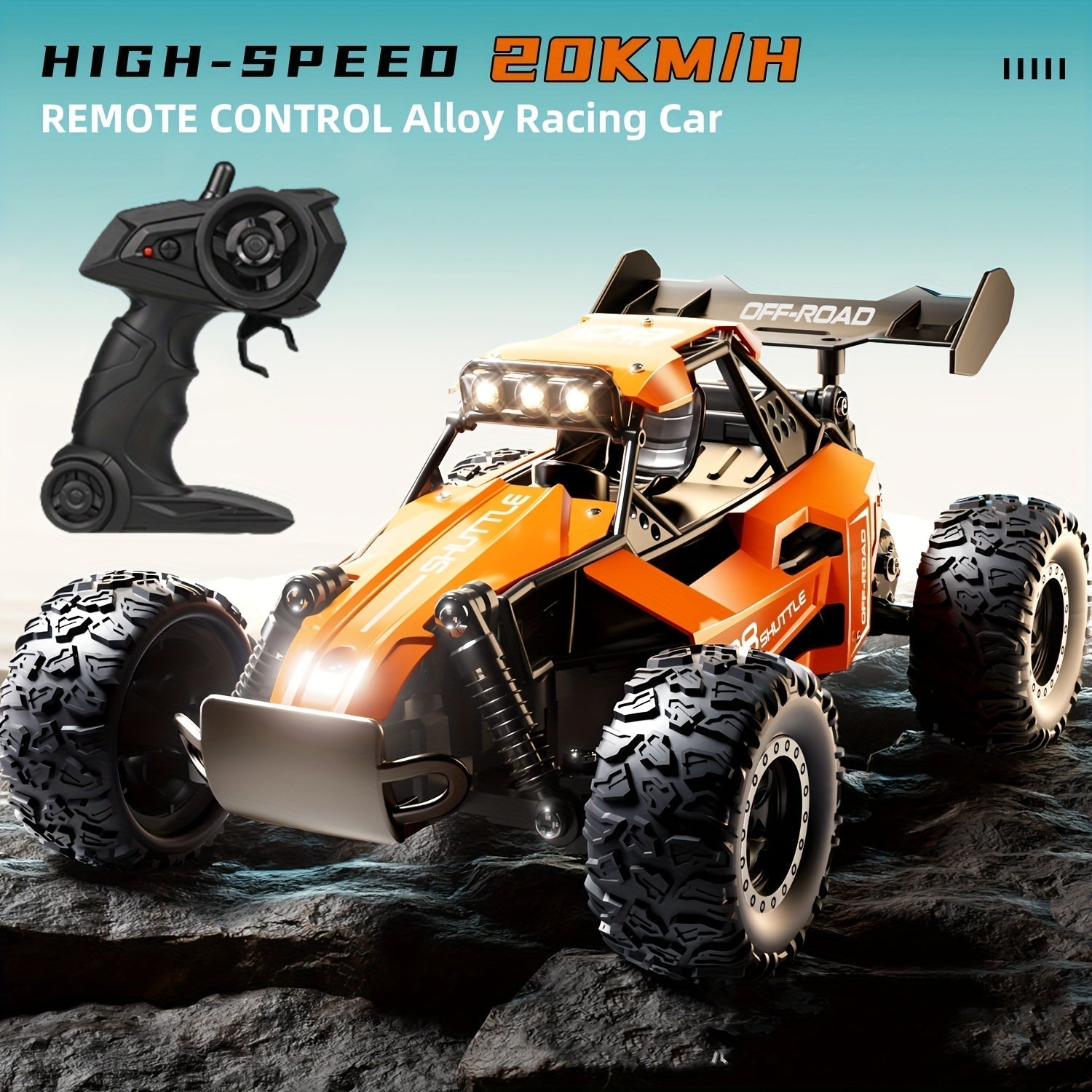 Off-Road Remote Control Car | Durable Alloy Body and High-Speed Fun