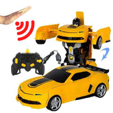 Transforming RC Robot Car | Gesture Control with LED Lights