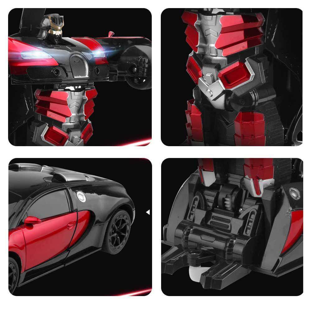Transforming RC Robot Car | Gesture Control with LED Lights