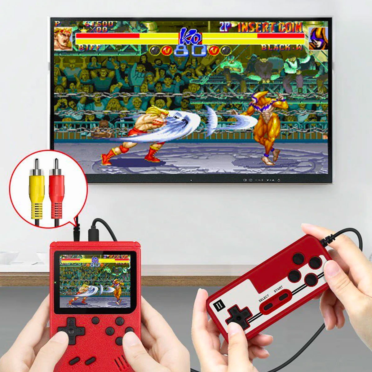 Handheld Gaming Console | 400 Classic Games for Portable Fun