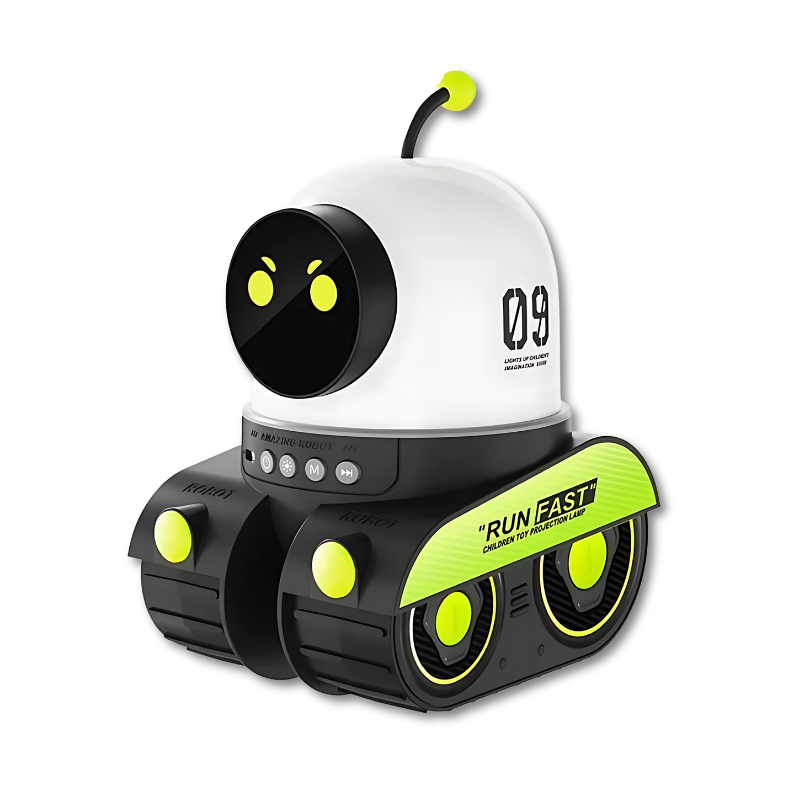 Robot Star Projector Night Light | Soothing Sleep Aid for Kids