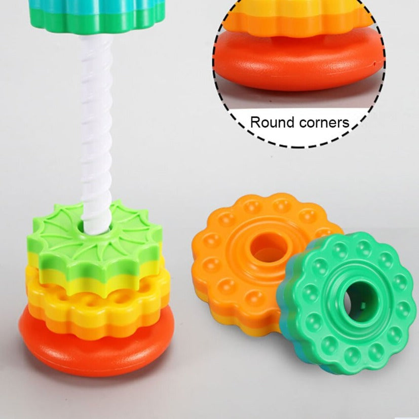 Educational Stacking Toy | Colorful Design for Fine Motor Skills