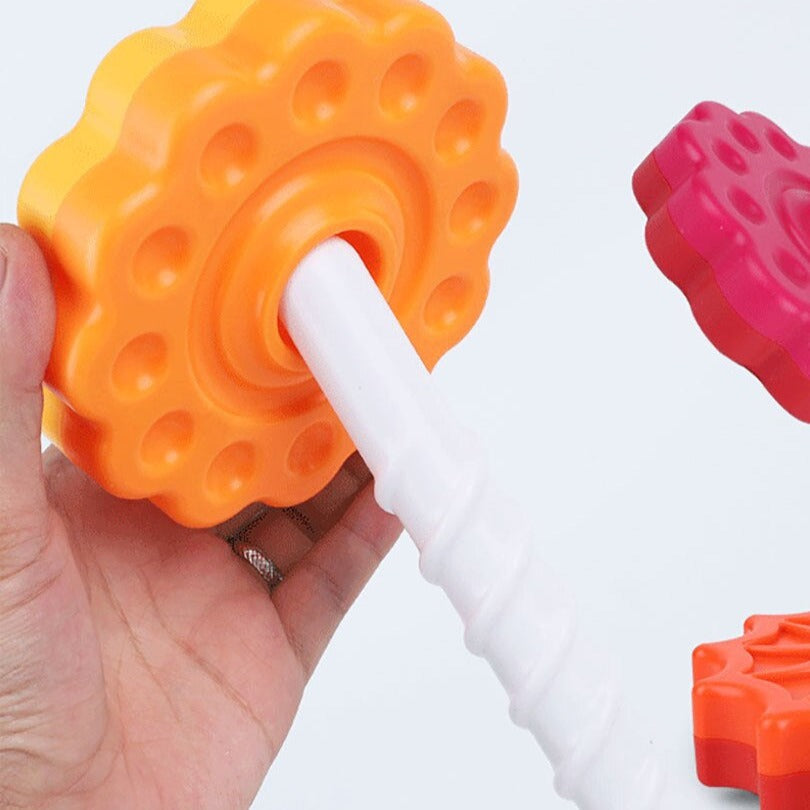 Educational Stacking Toy | Colorful Design for Fine Motor Skills