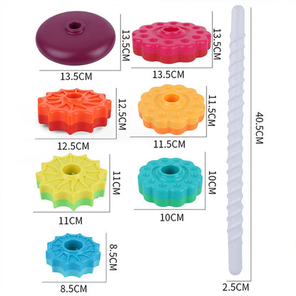 Educational Stacking Toy | Colorful Design for Fine Motor Skills