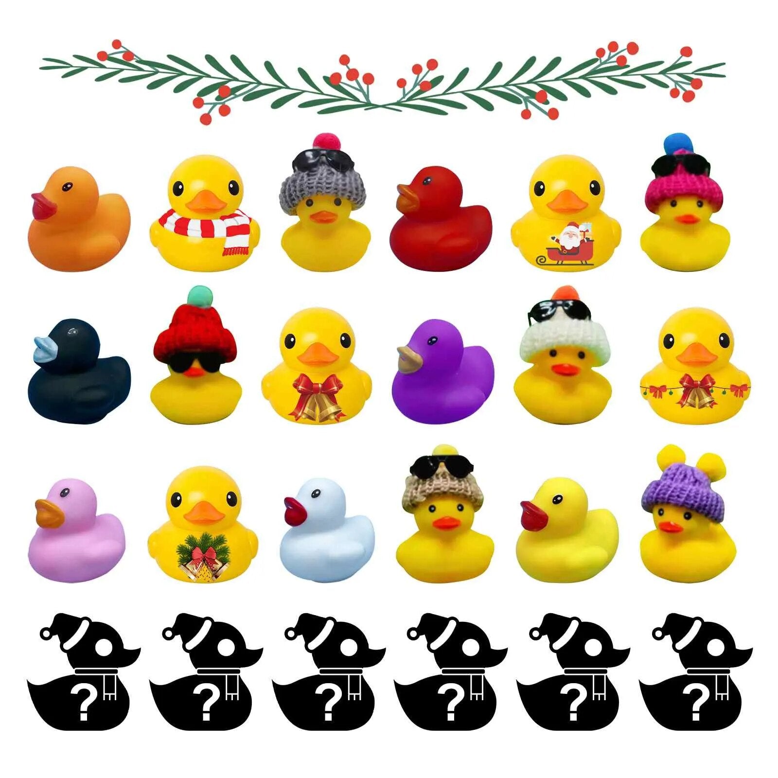 Rubber Duck Advent Calendar | Daily Christmas Surprises for Kids