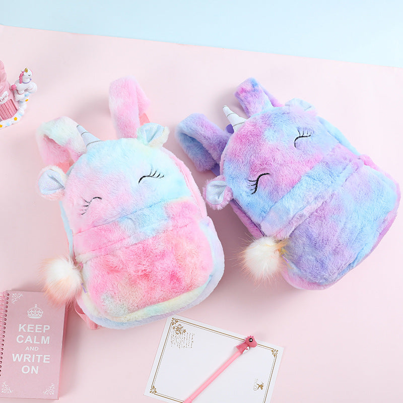 Unicorn Plush Backpack | Soft Cuddly Companion for Kids