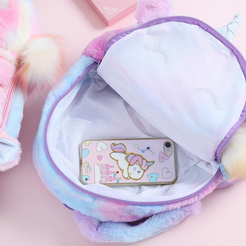 Unicorn Plush Backpack | Soft, Cuddly Companion for Kids