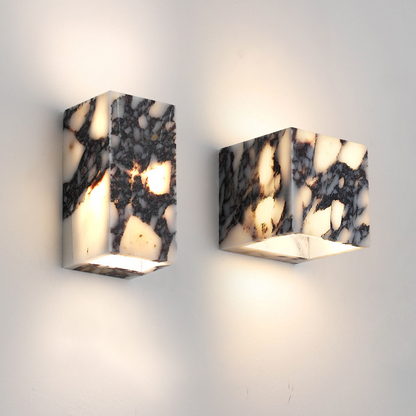 Marble Wall Lamp | Elegant Cube Design for Modern Interiors