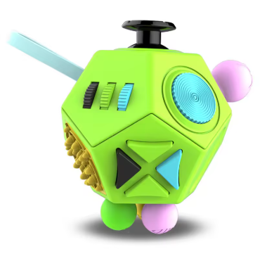 12-in-1 Anti-Stress Cube | Durable Sensory Toy for Focus