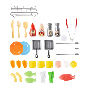 Interactive Kids Grill Set | Color-Changing Food & Realistic Cooking Fun