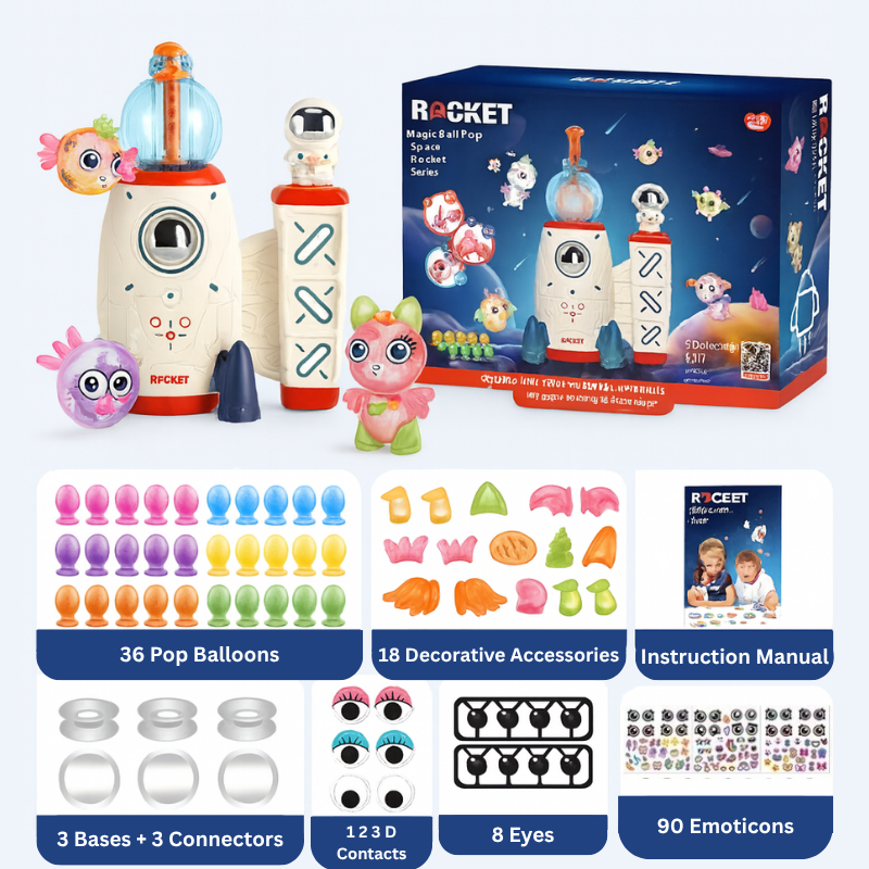 Balloon Rocket Creation Kit | Endless Imagination and Fun