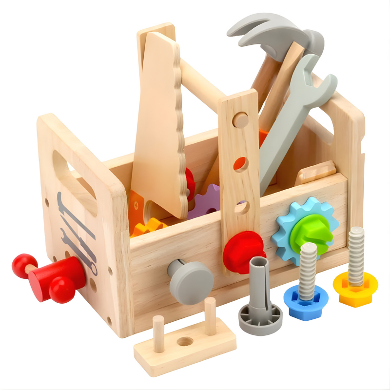 Educational Wooden Building Toy | Inspires Creativity and Problem-Solving
