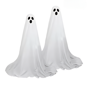 Glowing Ghost Decorations Set | Bright and Easy Halloween Decor