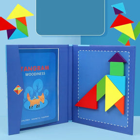 Geometric Puzzle Game | Magnetic Base for Creative Learning