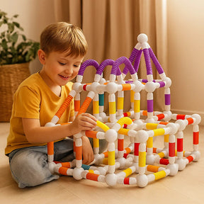 Magnetic Building Set | Flexible Shapes for Creative Play