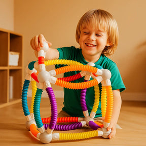 Magnetic Building Set | Flexible Shapes for Creative Play