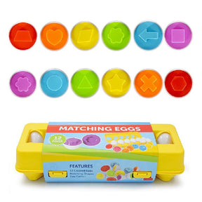 Shape Matching Puzzle Toy | Engaging Colorful Egg Sorting Game
